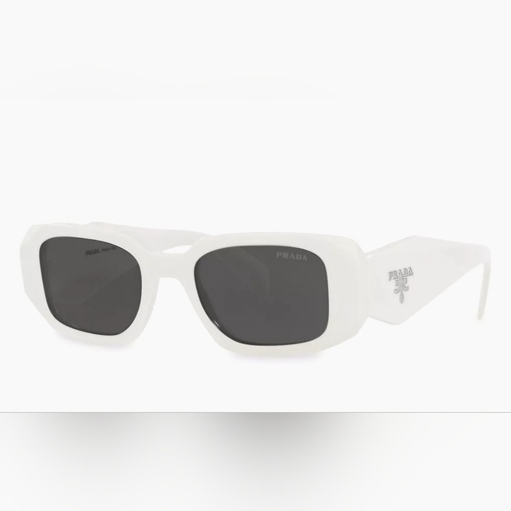 Prada 51 Mm Rectangular Sunglasses - image 5